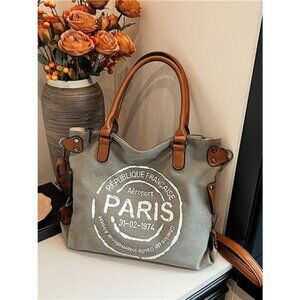 Lightweight Letter Graphic Handbag